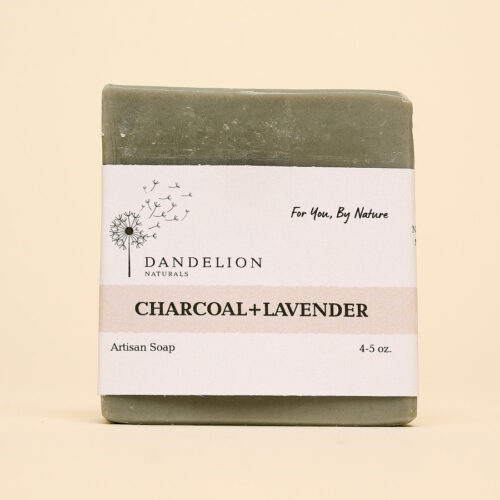 Charcoal + Lavender bar soap