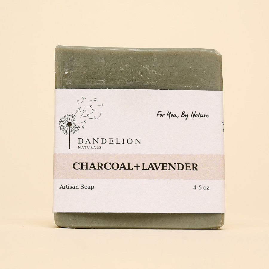 Charcoal + Lavender bar soap