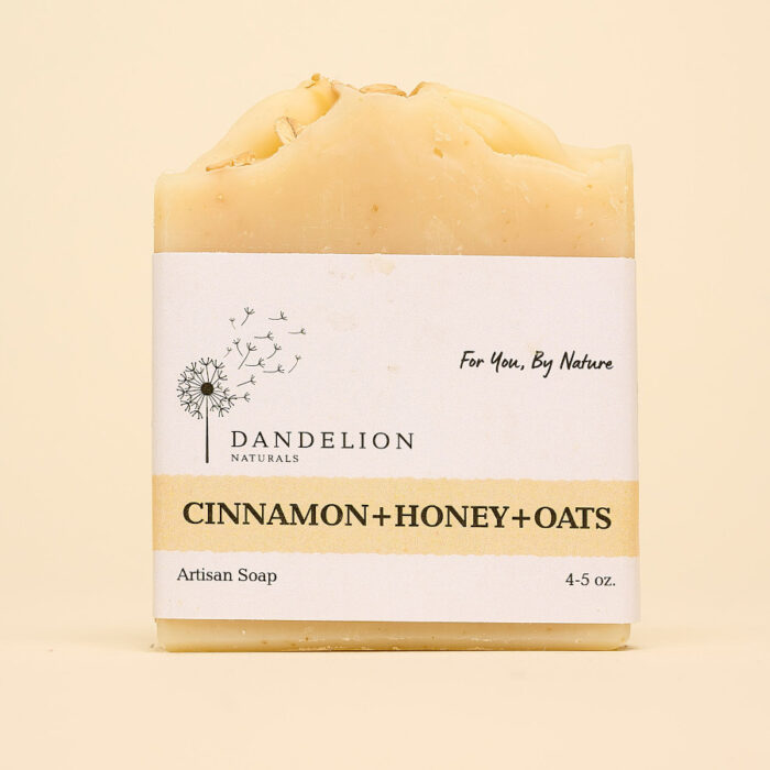Cinnamon honey and oats bar soap