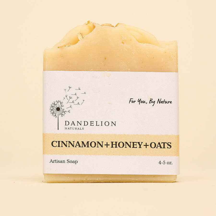 Cinnamon honey and oats bar soap
