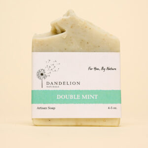Double mint bar soap
