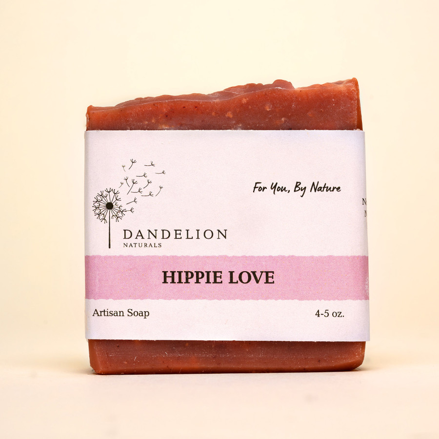Hippie love bar soap
