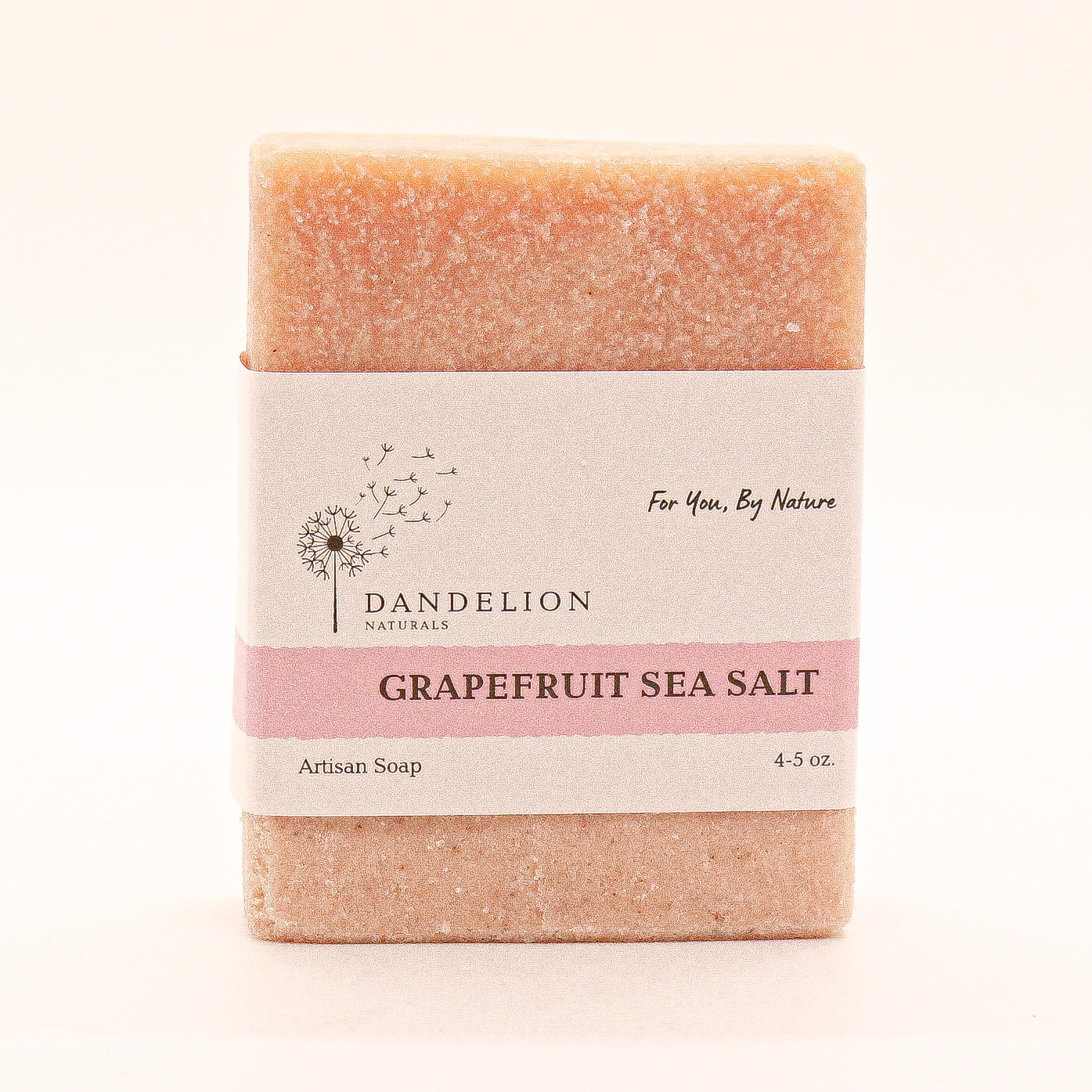 Grapefruit Sea Salt Bar Soap Dandelion Naturals