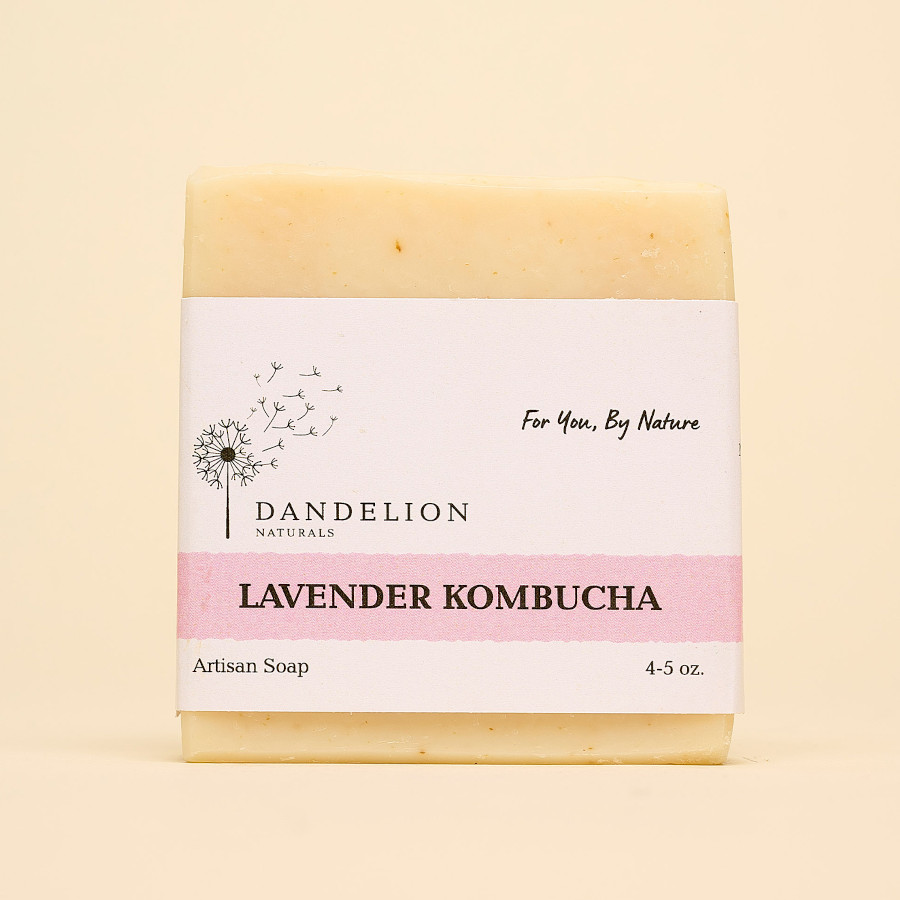 Lavender kombucha bar soap