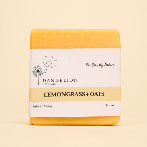 lemongrass and oats bar soap