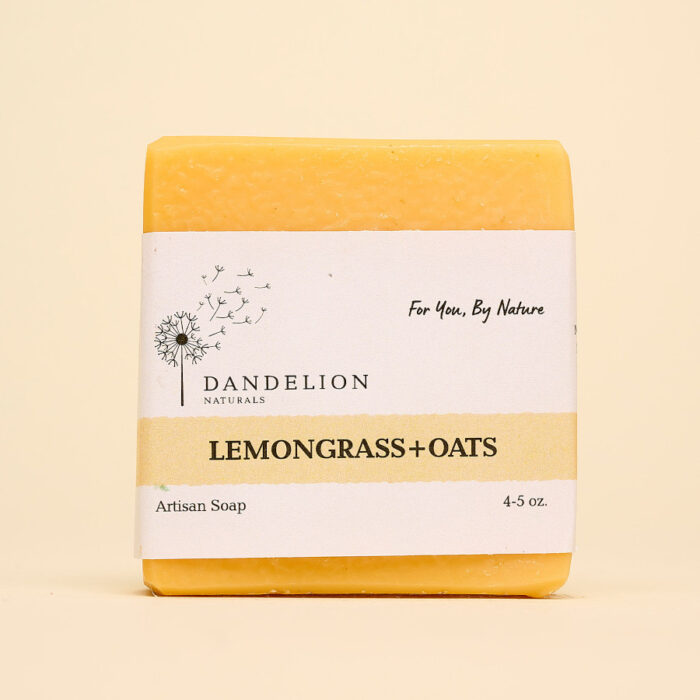 lemongrass and oats bar soap