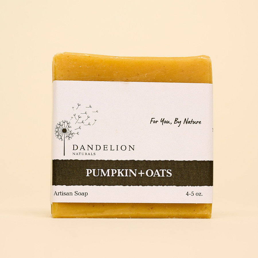 pumpkin and oats bar soap