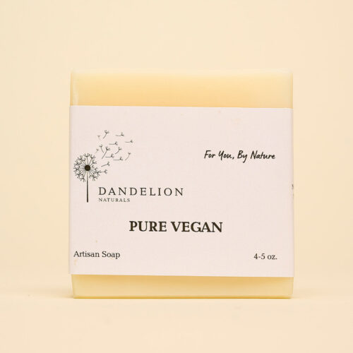 Pure vegan bar soap