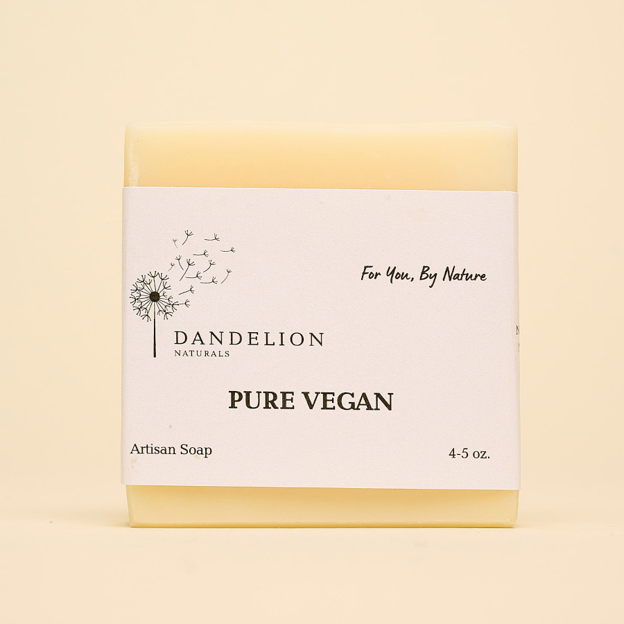 Pure vegan bar soap