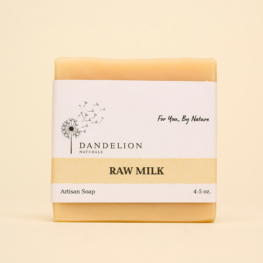 Raw milk bar soap