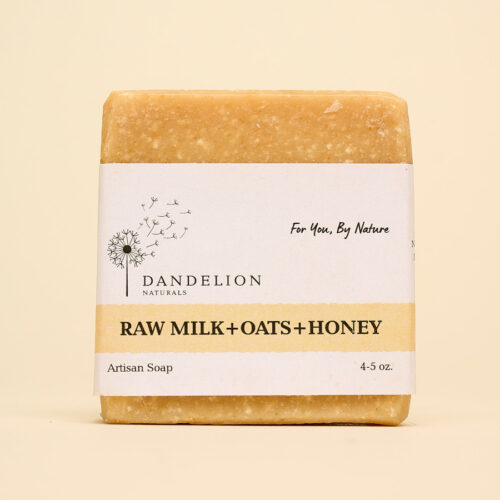 raw milk oats and honey bar soap