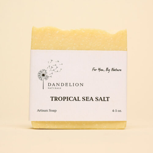 tropical sea salt bar soap