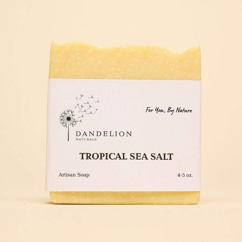 Tropical Sea Salt Bar Soap Dandelion Naturals
