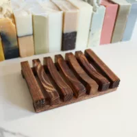 wood soap dish