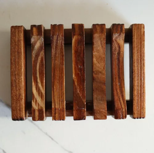 wood soap dish