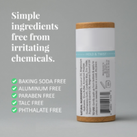 Lemongrass Clove Mineral (Baking Soda-Free) Deodorant by J & L Naturals - Image 3
