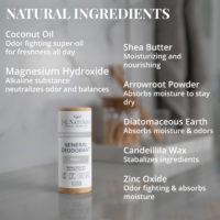 Lemongrass Clove Mineral (Baking Soda-Free) Deodorant by J & L Naturals - Image 2