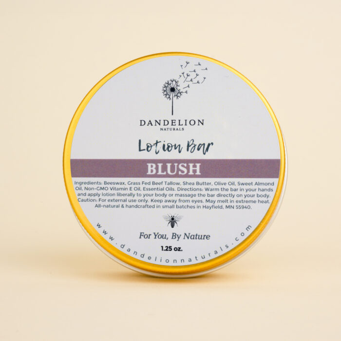 Blush Lotion Bar with Geranium, Patchouli & Lavender - Image 2