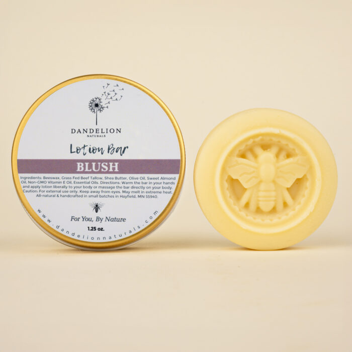 Blush Lotion Bar with Geranium, Patchouli & Lavender