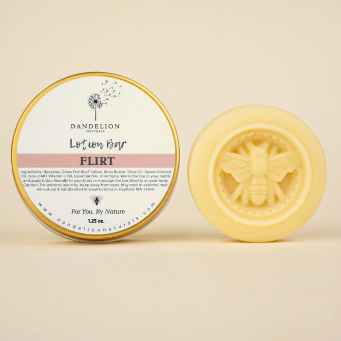 Flirt Lotion Bar with Clary Sage, Geranium & Lavender