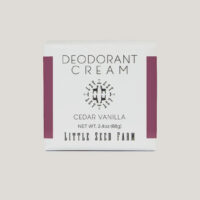 Cedar Vanilla Deodorant Cream by Little Seed Farm