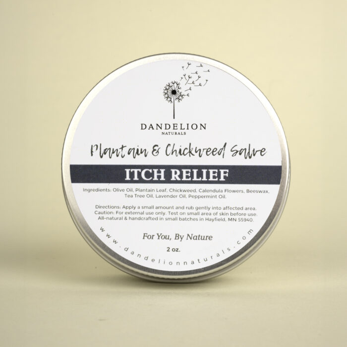 Itch Relief Salve with Plantain, Chickweed & Calendula