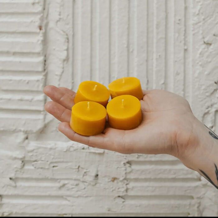 Beeswax Tea Lights - 4 pack