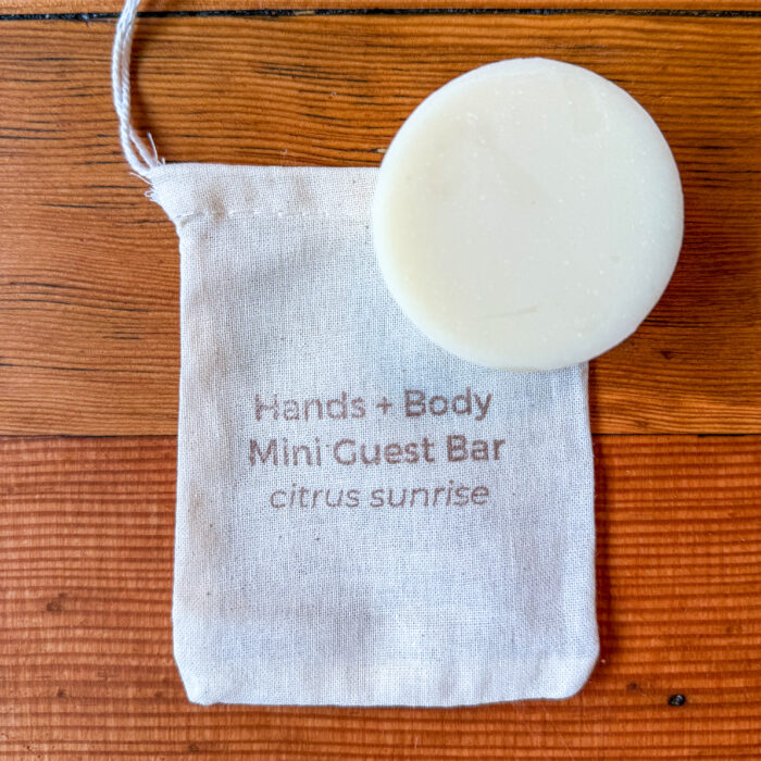 Hands + Body Mini Guest Bar Soap - citrus sunrise