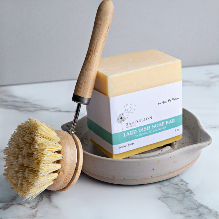 Lard Dish Soap Bar with Eucalyptus & Lemongrass
