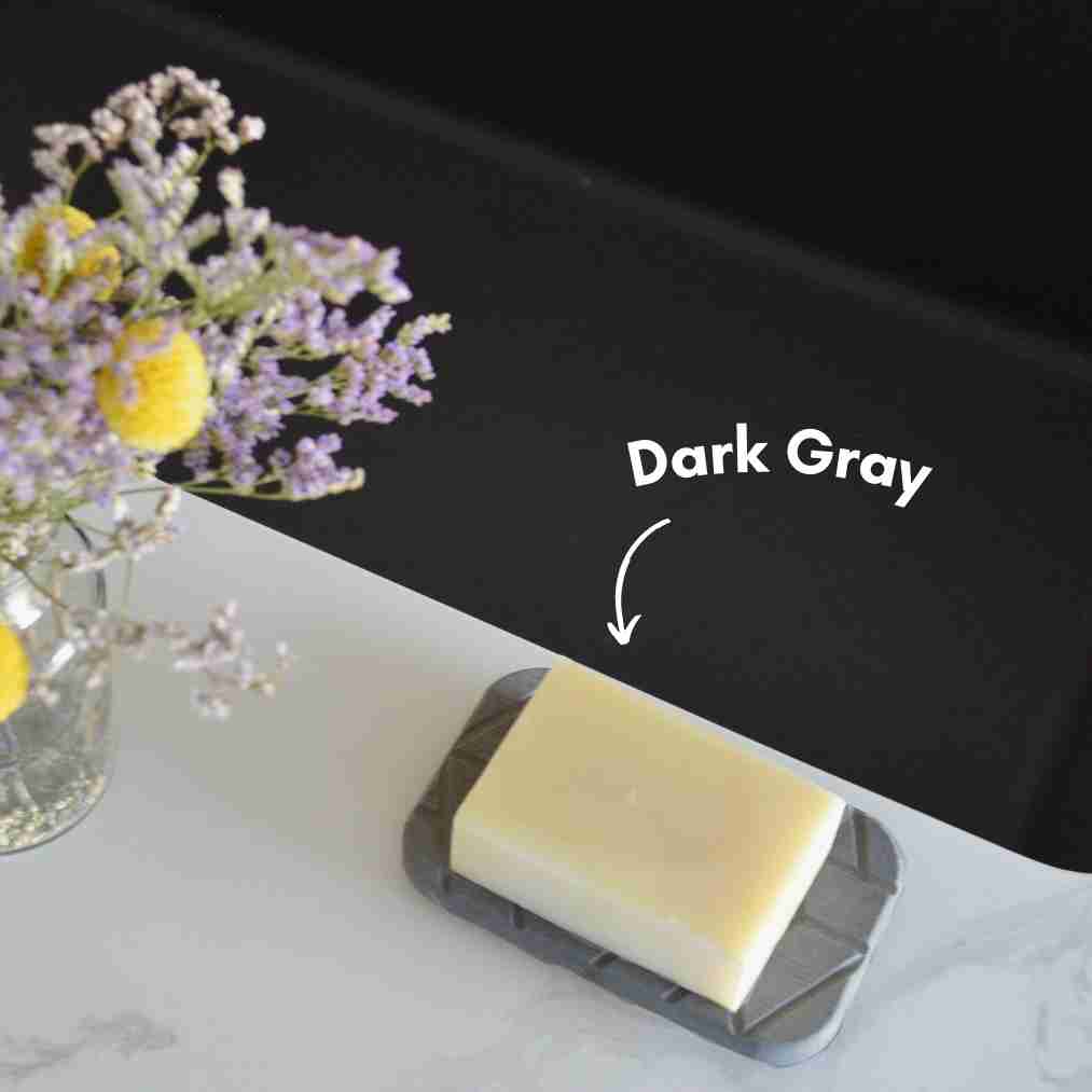 Quick-Dry Geometric Diatomite Soap Dish - Image 2