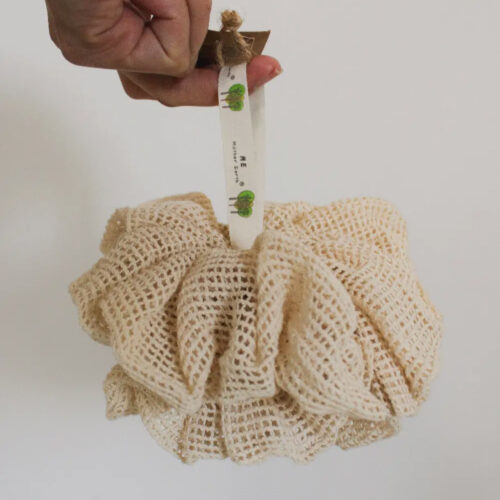 Reusable Cotton Shower Pouf